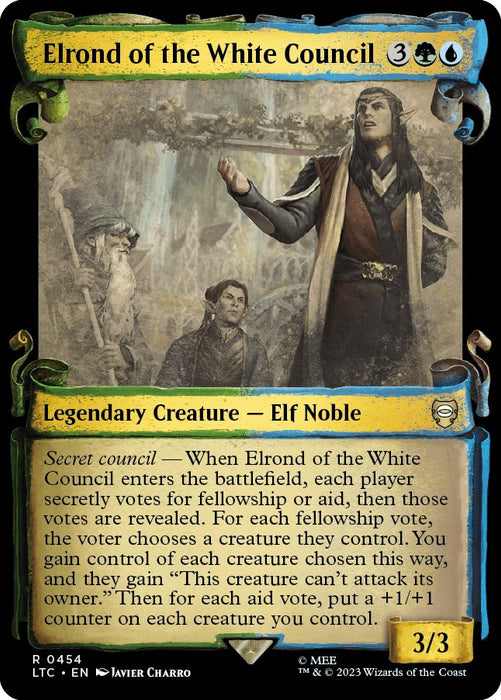 Elrond of the White Council (Showcase Scrolls) [LTC - 454]
