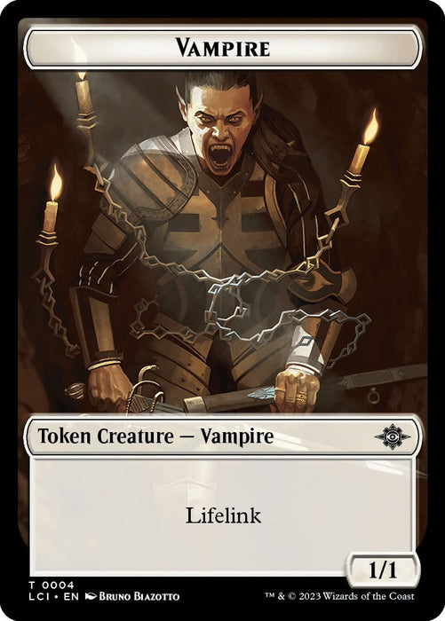 Vampire // Vampire Demon Double-Sided Token [LCI - 4 // 15]