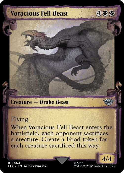 Voracious Fell Beast (Showcase Scrolls) [LTR - 564]