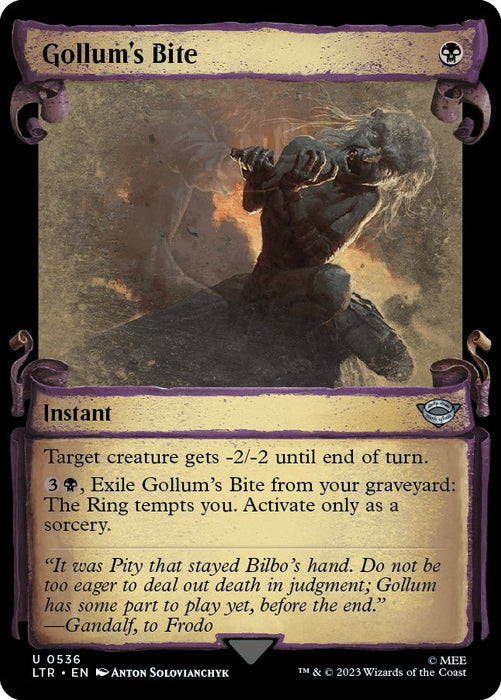 Gollum's Bite (Showcase Scrolls) [LTR - 536]