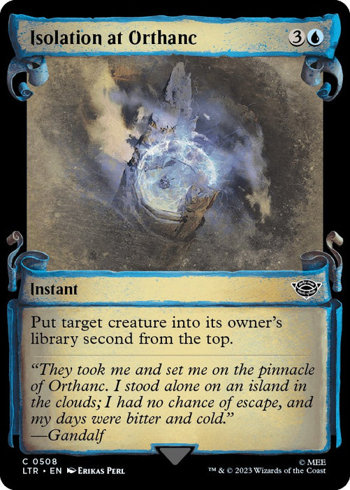 Isolation at Orthanc (Showcase Scrolls) [LTR - 508]