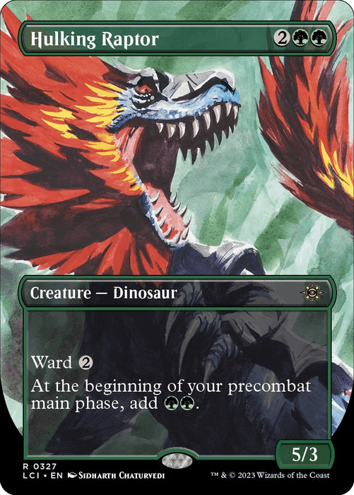 Hulking Raptor (Borderless) [LCI - 327]