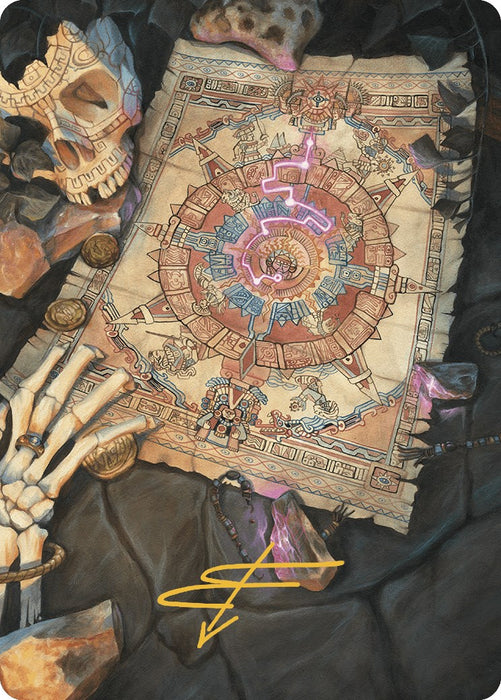 Map Token Art Card (Gold-Stamped Signature) [ASLCI - 68]