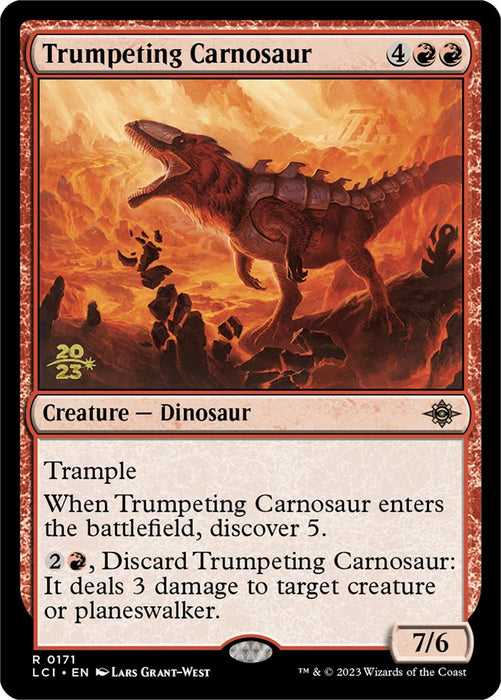 Trumpeting Carnosaur