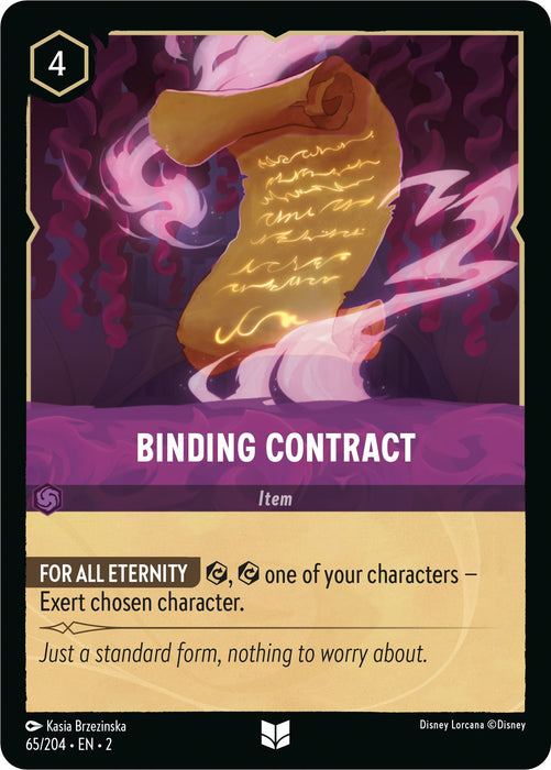 Binding Contract [2 - 065]