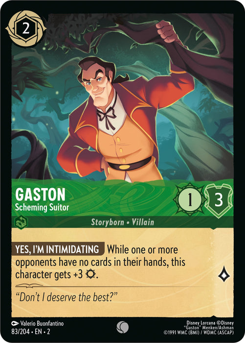 Gaston - Scheming Suitor [2 - 083]
