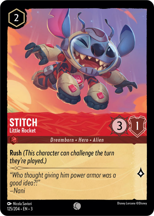 Stitch - Little Rocket [3 - 125]