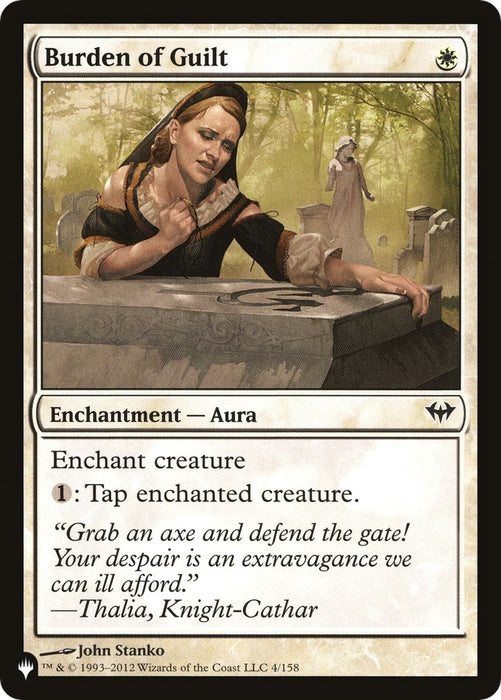 Burden of Guilt [LIST - 4]