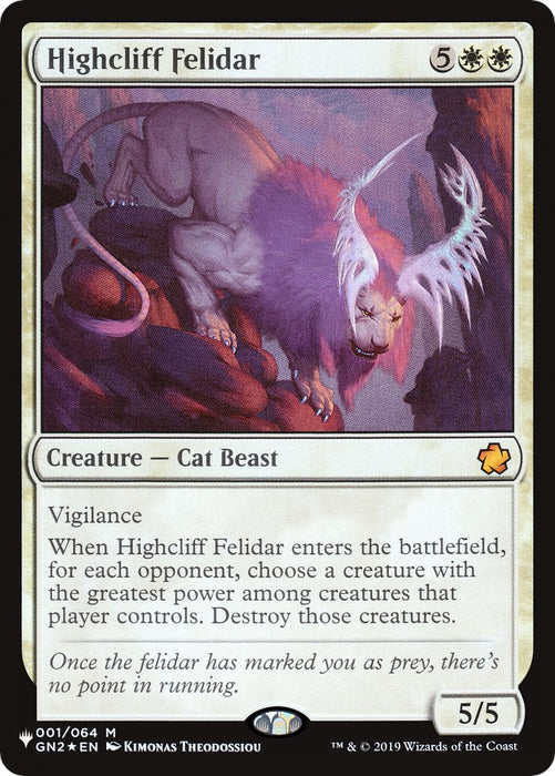 Highcliff Felidar [LIST - 1]