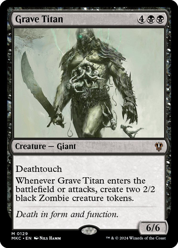 Grave Titan [Murders at Karlov Manor Commander] | Yard's Games Ltd