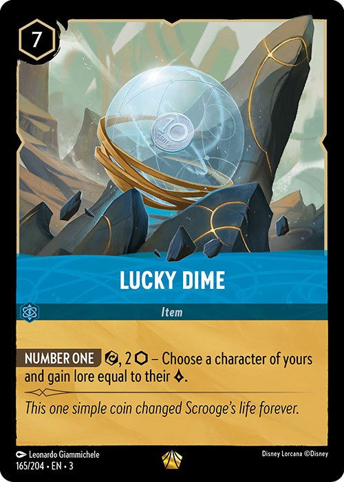 Lucky Dime (165/204) [Into the Inklands] | Yard's Games Ltd