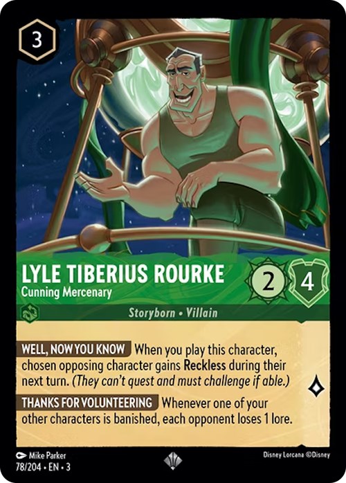 Lyle Tiberius Rourke - Cunning Mercenary [3 - 78/204]