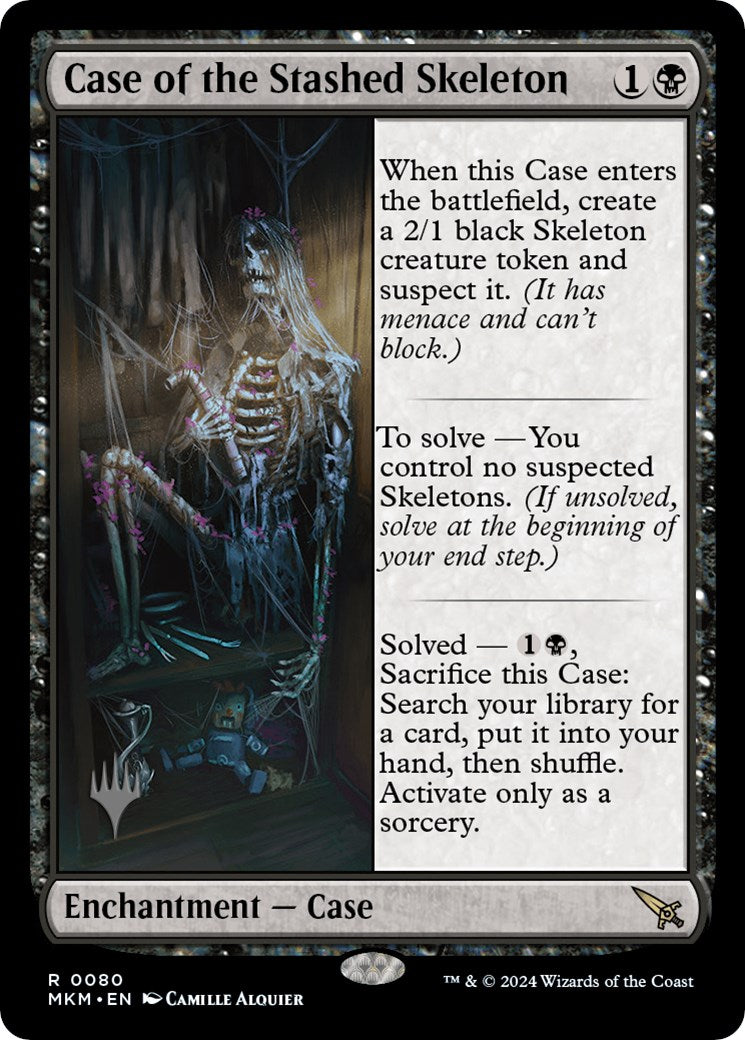 Case of the Stashed Skeleton (Promo Pack) [Murders at Karlov Manor Promos] | Yard's Games Ltd