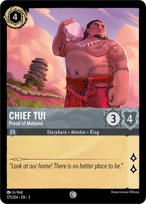 Chief Tui - Proud of Motunui [3 - 171]