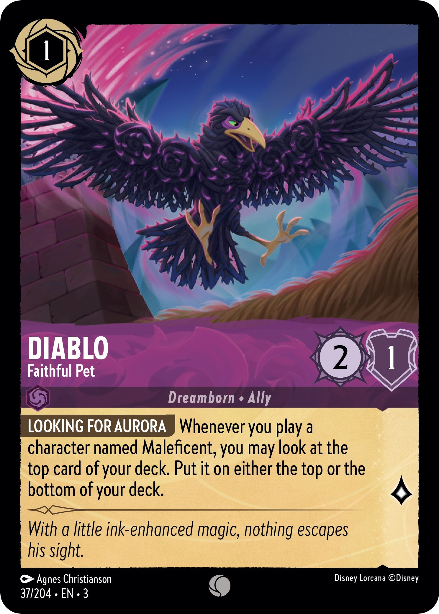 Diablo - Faithful Pet (37/204) [Into the Inklands] | Yard's Games Ltd