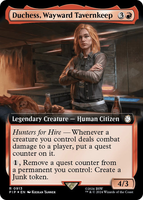 Duchess, Wayward Tavernkeep (Extended Art) (Surge Foil) [PIP - 913]