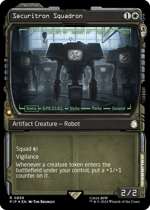 Securitron Squadron (Showcase) (Surge Foil) [PIP - 856]