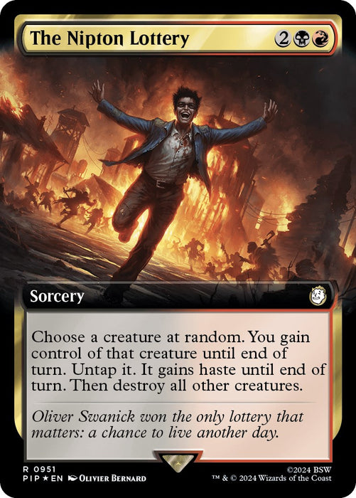 The Nipton Lottery (Extended Art) (Surge Foil) [PIP - 951]