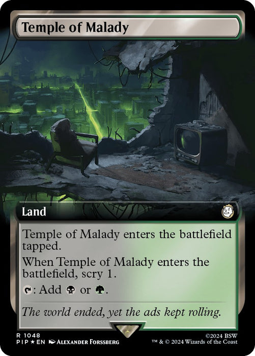 Temple of Malady (Extended Art) (Surge Foil) [PIP - 1048]