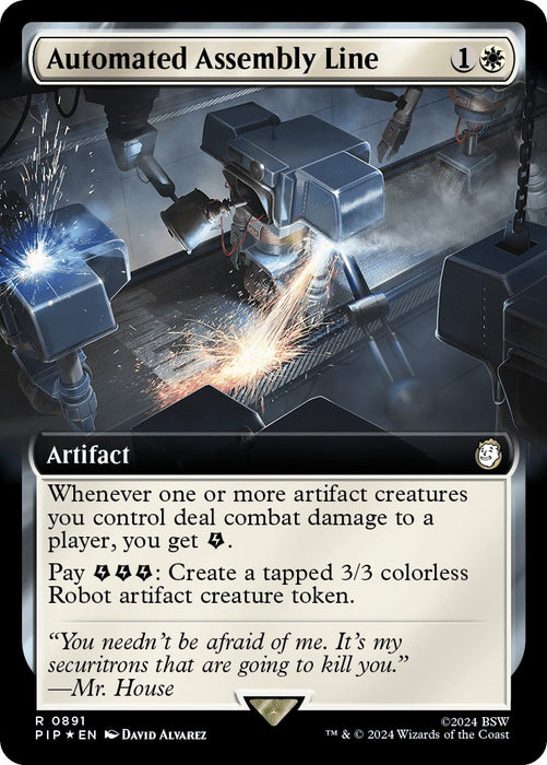 Automated Assembly Line (Extended Art) (Surge Foil) [PIP - 891]
