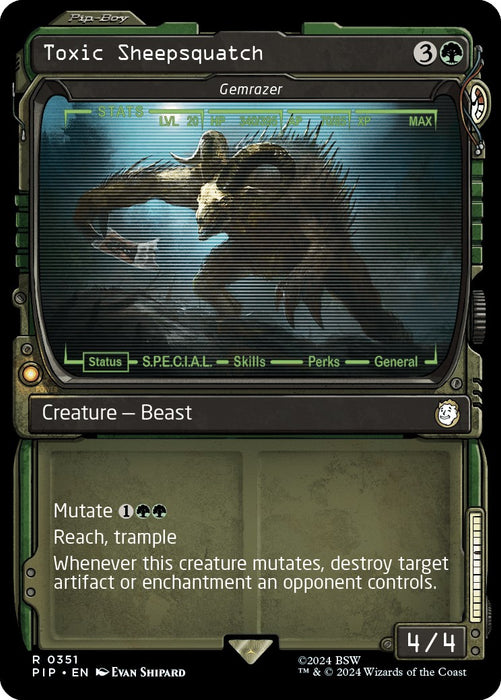 Toxic Sheepsquatch - Gemrazer (Showcase)