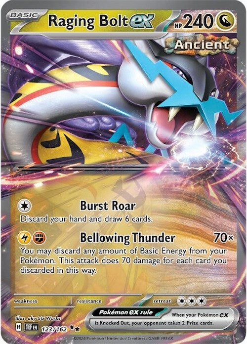Raging Bolt ex - 123/162 [TEF - 123/162]