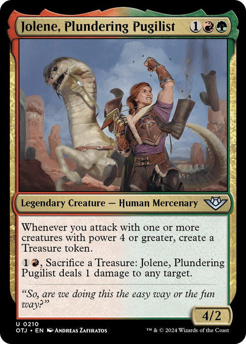 Jolene, Plundering Pugilist [OTJ - 210]