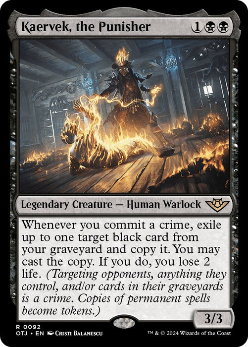 Kaervek, the Punisher [OTJ - 92]