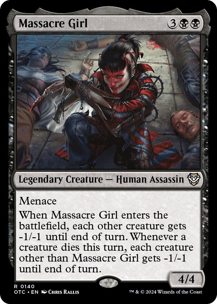 Massacre Girl [Outlaws of Thunder Junction Commander] | Yard's Games Ltd