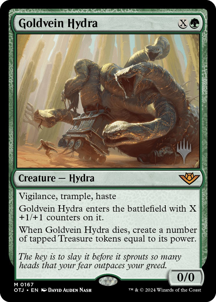 Goldvein Hydra (Promo Pack) [Outlaws of Thunder Junction Promos] | Yard's Games Ltd