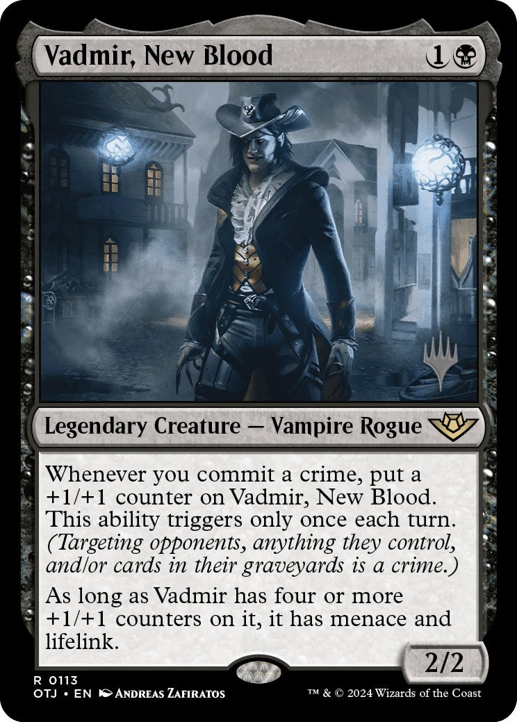 Vadmir, New Blood (Promo Pack) [Outlaws of Thunder Junction Promos] | Yard's Games Ltd