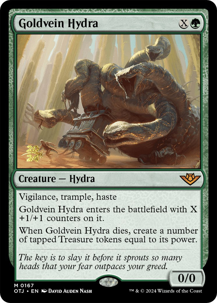 Goldvein Hydra [Outlaws of Thunder Junction Prerelease Promos] | Yard's Games Ltd