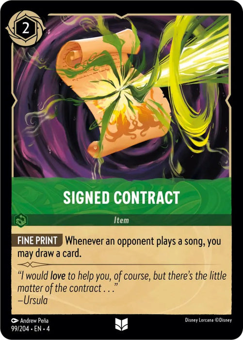 Signed Contract [4 - 099]