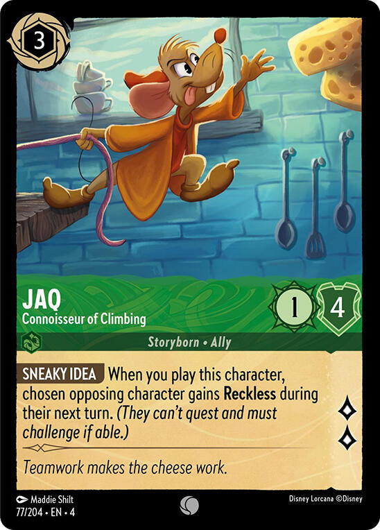Jaq - Connoisseur of Climbing (77/204) [Ursula's Return] | Yard's Games Ltd