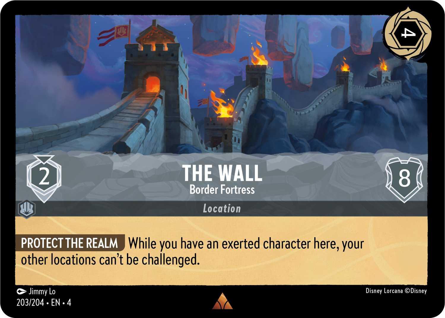 The Wall - Border Fortress (203/204) [Ursula's Return] | Yard's Games Ltd