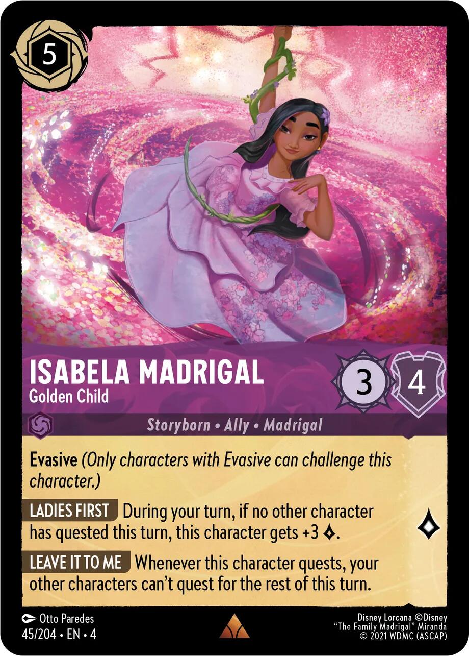 Isabella Madrigal - Golden Child (45/204) [Ursula's Return] | Yard's Games Ltd