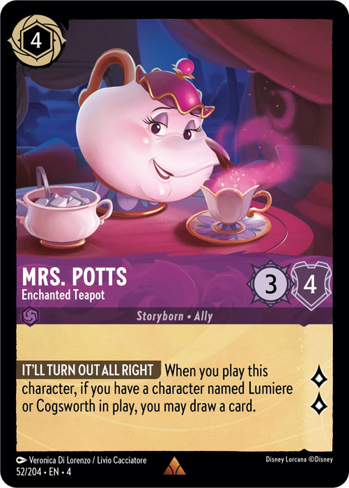 Mrs. Potts - Enchanted Teapot [4 - 52/204]