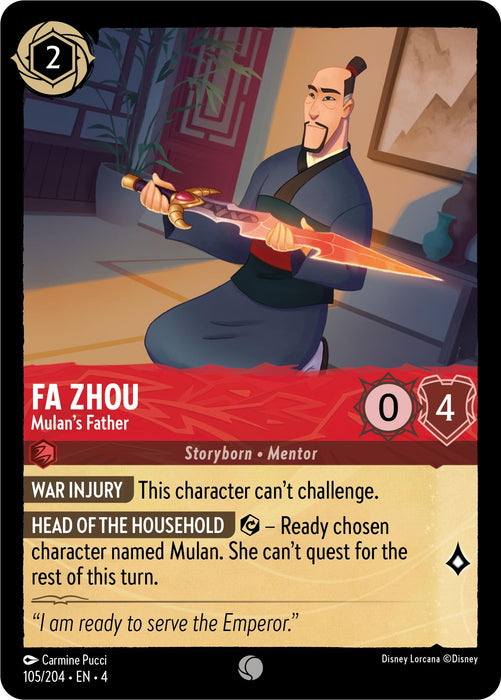 Fa Zhou - Mulan's Father [4 - 105]