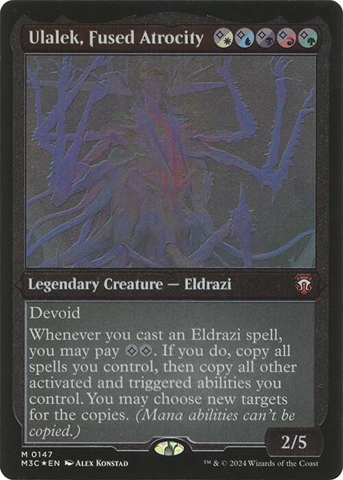 Ulalek, Fused Atrocity (Display Commander) - Thick Stock