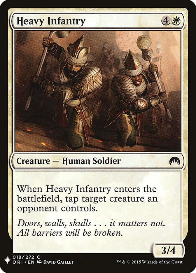 Heavy Infantry [Mystery Booster] | Yard's Games Ltd