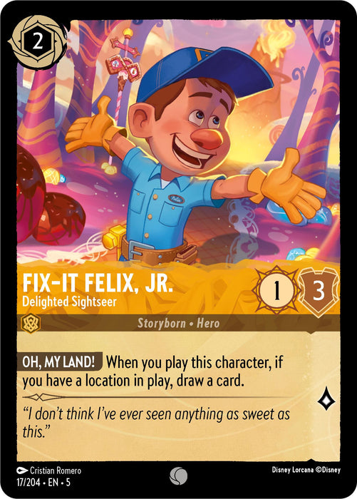 Fix-It Felix, Jr. - Delighted Sightseer [5 - 017]