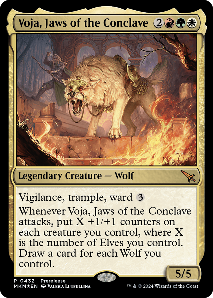 Voja, Jaws of the Conclave [Murders at Karlov Manor Prerelease Promos] | Yard's Games Ltd