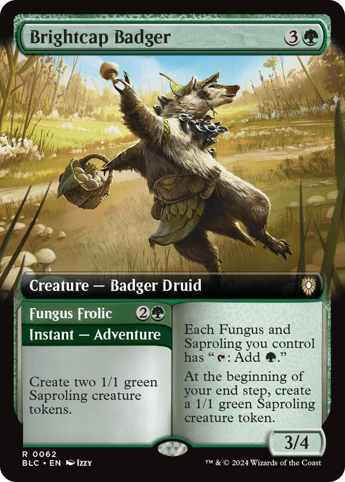 Brightcap Badger (Extended Art) [BLC - 62]