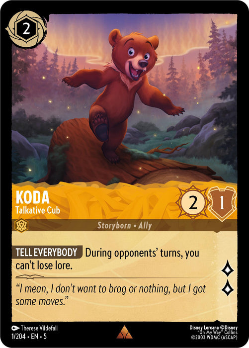 Koda - Talkative Cub [5 - 001]