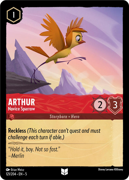 Arthur - Novice Sparrow [5 - 121]