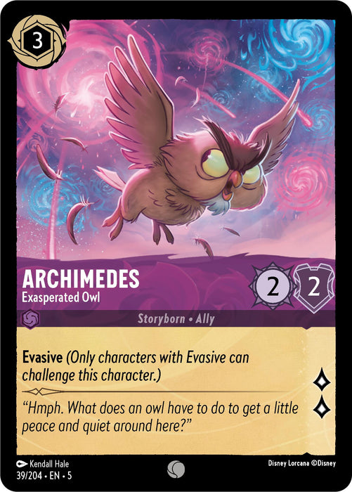 Archimedes - Exasperated Owl [5 - 039]