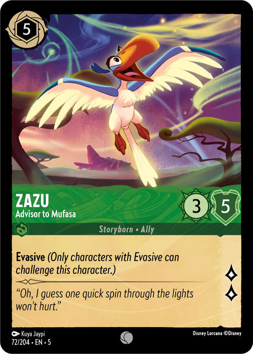 Zazu - Advisor to Mufasa [5 - 072]
