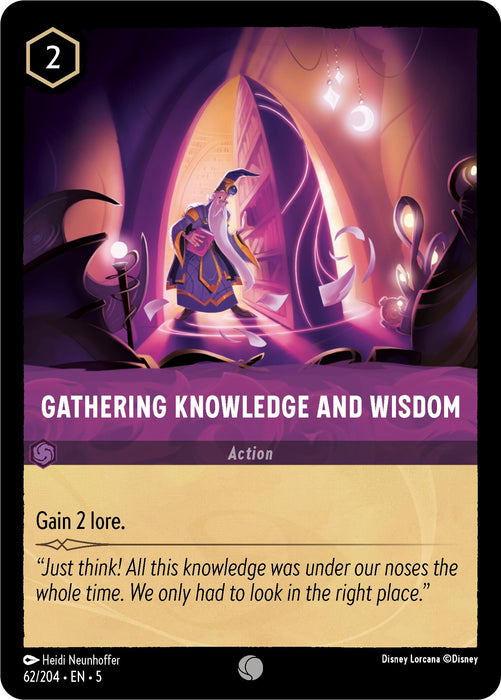 Gathering Knowledge and Wisdom [5 - 062]