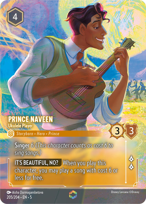 Prince Naveen - Ukulele Player (Enchanted) [5 - 205]