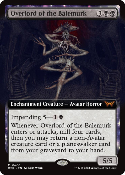 Overlord of the Balemurk (Extended Art) [DSK - 377]